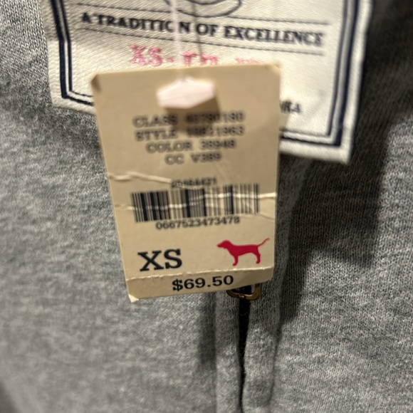 Victoria Secret Pink Sweatshirt X-Small Grey full zip Up. - Picture 3 of 5